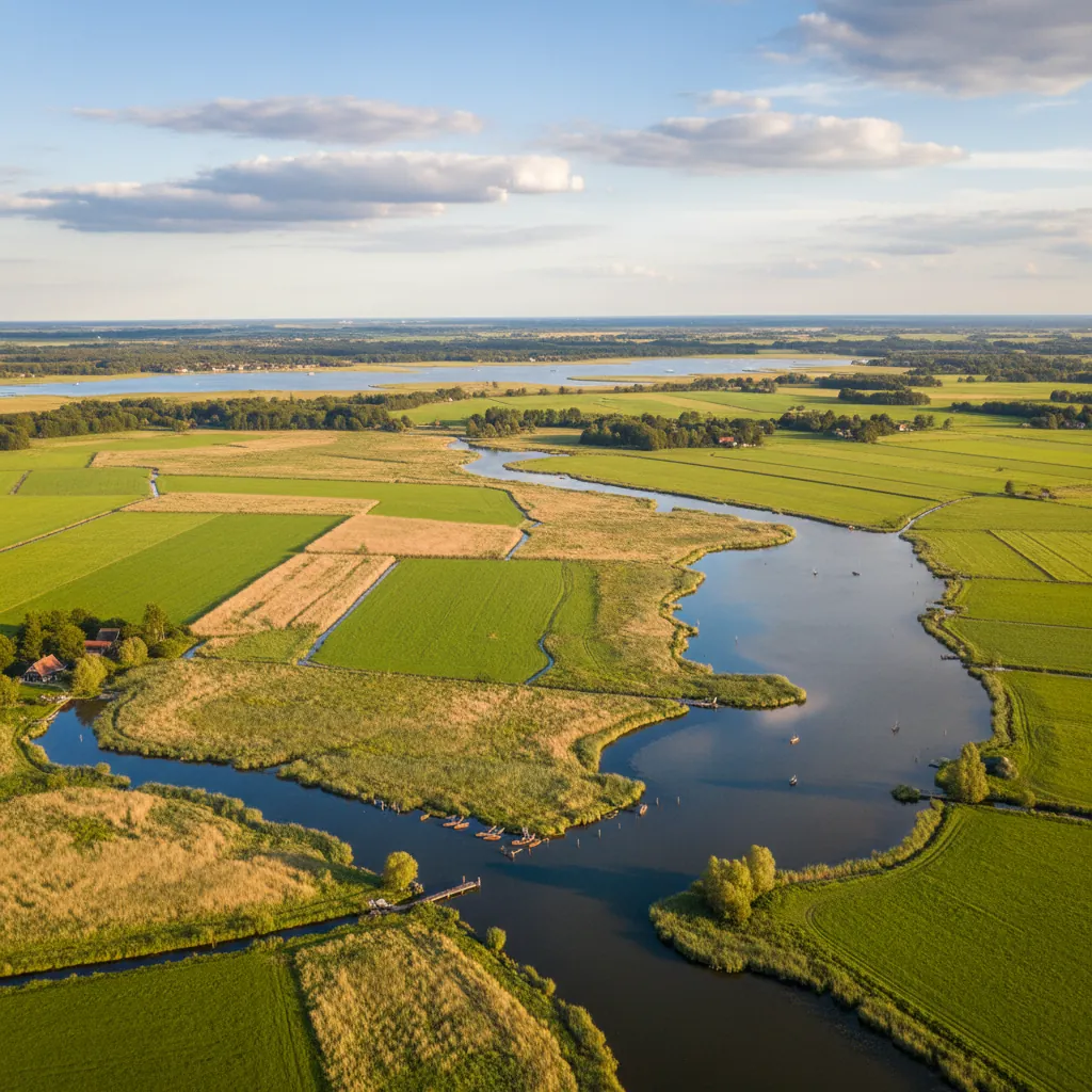 Uitzicht over de Nieuwkoopse Plassen